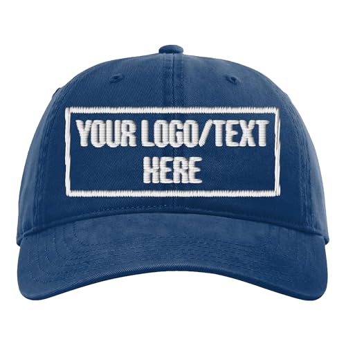 Custom Dad Style Embroidered Hat for Men, Customized Baseball Cap, Gorras para Hombres, Personalized Hats for Men - color: Royal Blue