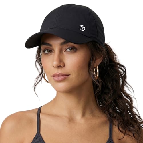 TOP-EX UPF 50+ Cooling High Ponytail Baseball Cap for Women - color: Black, size: Large-X-Large