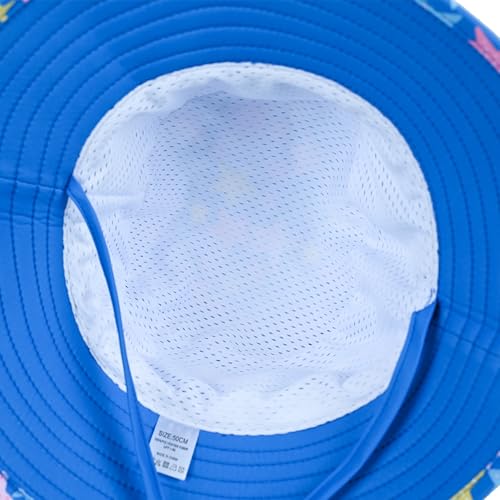 jerague Baby Toddler Kids Sun Hat for Boys Girls Print Adjustable Summer Bucket Cap UPF 50+ Protective - color: Star, size: 1-3T