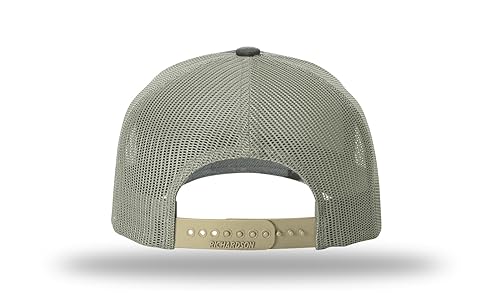 Richardson 112FP & 112PFP Classic Fit Five-Panel Snapback Trucker Cap |OSFM - color: Digital Camo/Light Green