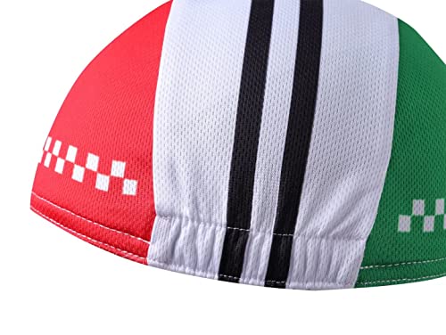 Funny Cycling Cap - Polyester Cycling Hat-Under Helmet - Cycling Helmet Liner Breathable&Sweat Uptake - color: E9