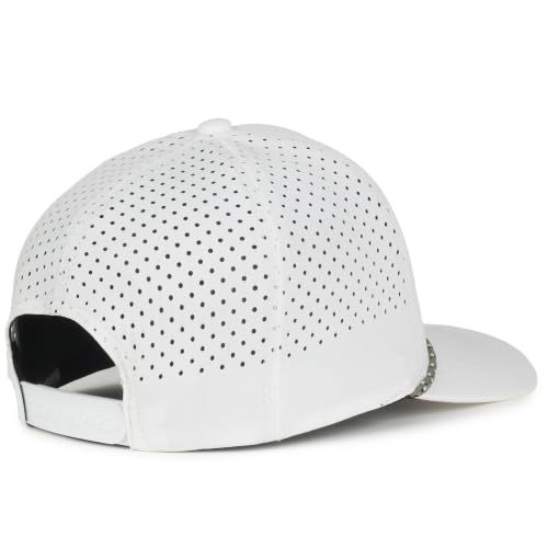 Outdoor Cap OC551 Mesh Back 5-Panel Hat – Bulk Packs Available, One Size - color: White