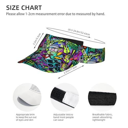 Gianlaima Funny Golf Sun Visor Hat for Women Men - color: Black38