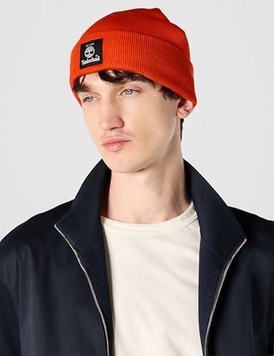 Timberland Unisex Adult Short Watch Cap - color: Orange