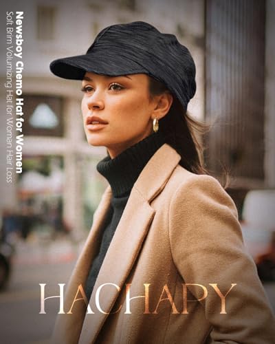 Hachapy Chemo Headwear for Women Baseball Caps & Hats - color: Black