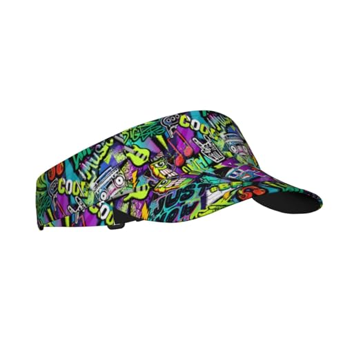 Gianlaima Funny Golf Sun Visor Hat for Women Men - color: Black38