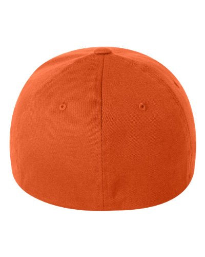 Flexfit Wooly Combed Twill Cap 6277 - color: Orange, size: Large-X-Large