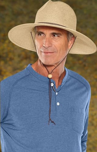 Unisex Sun Hat - UPF 50+ Sun Protection - Beach Comber - color: Natural, size: Small-Medium