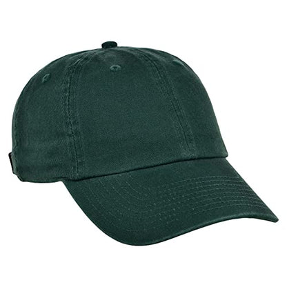 Lids Blank Baseline Dad Adjustable Strapback Hat - color: Dark Green