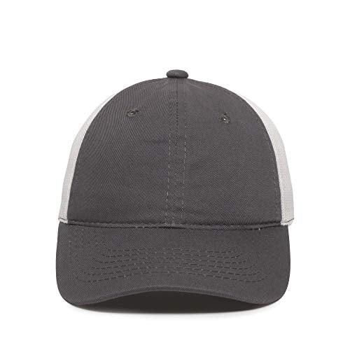 Outdoor Cap Garment Washed Meshback Cap - color: Charcoal/White