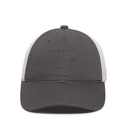 Outdoor Cap Garment Washed Meshback Cap - color: Charcoal/White