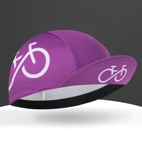 Cycling Cap for Man and Woman Cycling Hat Under Helmet-Polyester Breathable Sweat Absorbent - color: Go-35