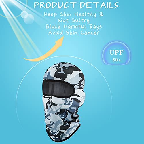 Geyoga 8 Pcs Balaclava Ski Mask Sun Protection