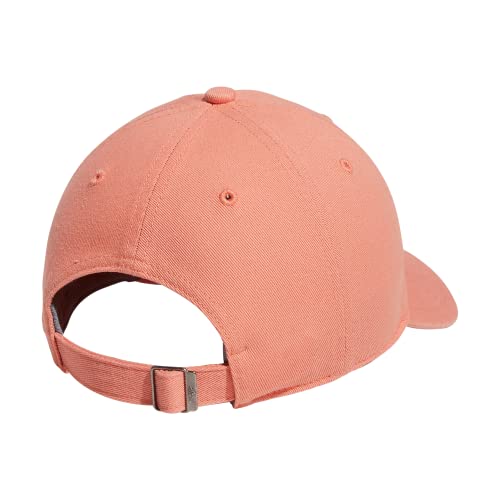 adidas Women's Saturday 2 Hat Baseball Cap - color: Semi Coral Fusion Pink/White/2.0