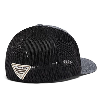 Columbia Unisex PHG Logo Mesh Ball Cap - color: Charcoal Heather/Dog, size: XX-Large