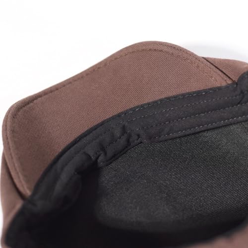 2 Pack Newsboy Cap for Men Women Flat Cap Beret Ivy Cabbie Hat - color: Black + Brown