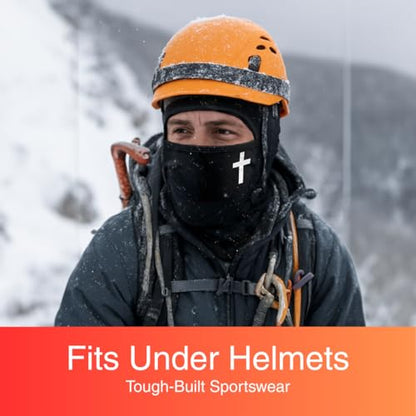 SLEEFS Thermal Fleece Balaclava - color: Faith Cross Black