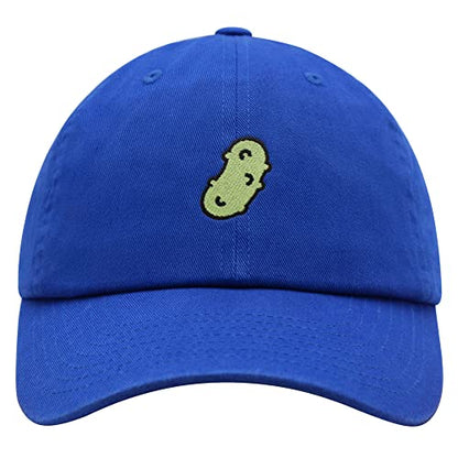 JPAK Pickle Premium Dad Hat Embroidered Cotton Baseball Cap Dill Juice - color: Blue