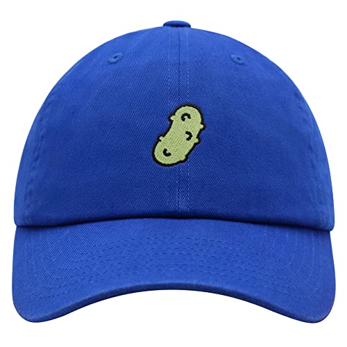 JPAK Pickle Premium Dad Hat Embroidered Cotton Baseball Cap Dill Juice - color: Blue