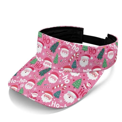 Cool Styles Sun Visor Hats 21.65~23.62 inches Adjustable Open-Top caps Quick-Dry Visor Cap - color: Christmas