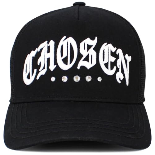 KBETHOS Daddy Dad Hat Pineapple Vacation Baseball Cap Vintage Distressed Classic Polo Style Adjustable - color: Black White Chosen Rhinestone Mesh