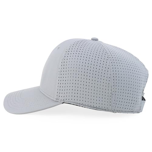 Armycrew UPF 50+ Cool Comfort Performance Stretchable Air Mesh Baseball Cap - color: Grey