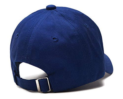Edoneery Kids Baseball Hat, Adjustable Cotton Cap - color: Dark Blue, style: 3-8 Years