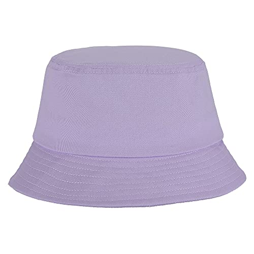 Umeepar Unisex 2 Pack Cotton Bucket Hat Packable Sun Hat for Men Women - color: Pink +Purple