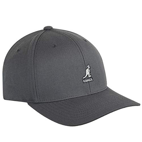 Kangol Men, Women Wool Flexfit Baseball - color: Dark Flannel, size: XX-Large