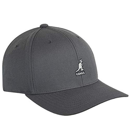 Kangol Men, Women Wool Flexfit Baseball - color: Dark Flannel, size: XX-Large