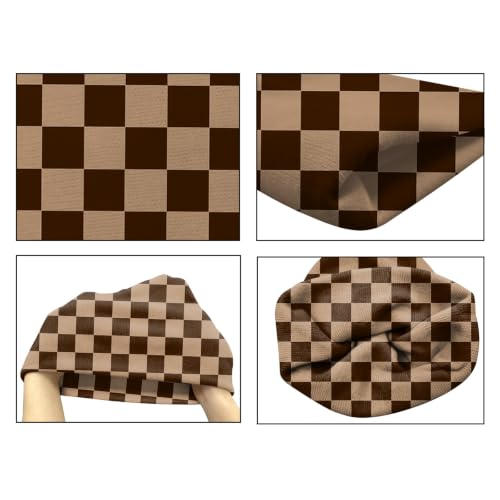 Beanie Knit Hat Winter Unisex Cuffed Beanies Skull Cap Warm Double Layer Thick Acrylic Cute for Girls Women Men - color: Brown