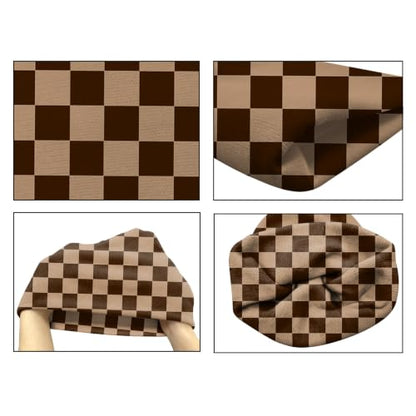 Beanie Knit Hat Winter Unisex Cuffed Beanies Skull Cap Warm Double Layer Thick Acrylic Cute for Girls Women Men - color: Brown