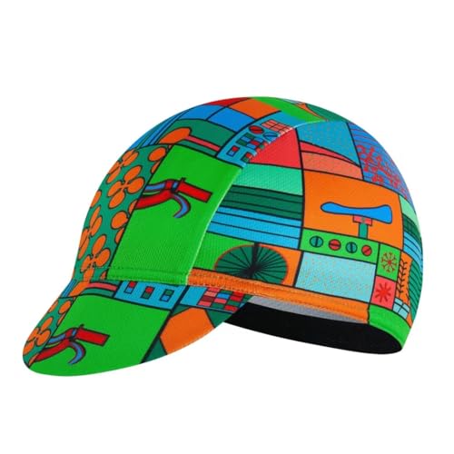 Cartoon Cycling Cap for Man and Woman Cycling Hat Under Helmet-Polyester Breathable Sweat Absorbent - color: Cart-14