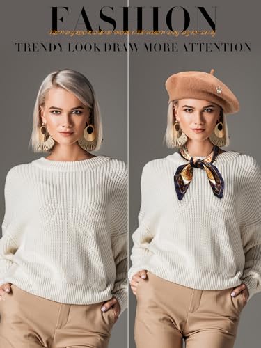 3 Pcs Beret Hats for Women - color: Camel