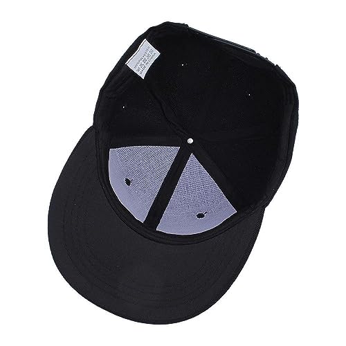 Boolavard Classic Snapback Hat Cap Hip Hop Style Flat Bill Blank Solid Color Adjustable Size - color: Burgundy