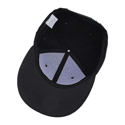 Boolavard Classic Snapback Hat Cap Hip Hop Style Flat Bill Blank Solid Color Adjustable Size - color: Burgundy