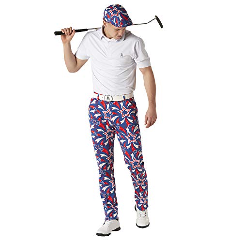 Royal & Awesome Men's Golf Flat Cap, Funny Golf Hats - color: Shooting Pars