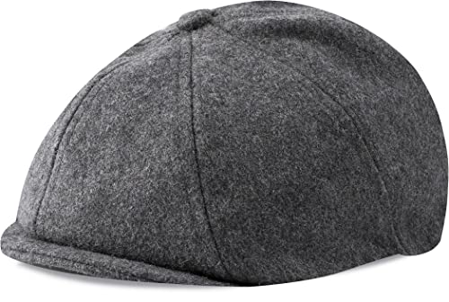 A&J DESIGN Baby Toddler Newsboy Beret Caps Kids Vintage Driver Hat - color: Gray, size: 2-3T
