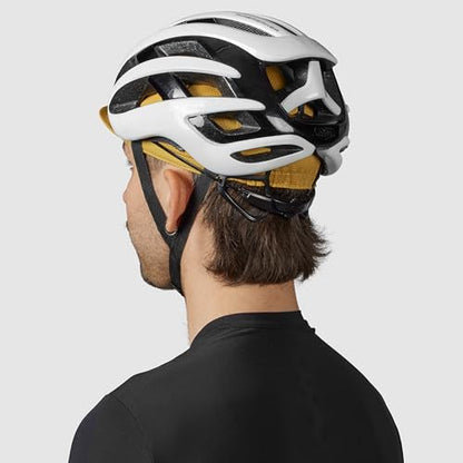 GripGrab Summer Cycling Cap - UV Protection Under-Helmet Bicycle Visor Hat - color: Mustard Yellow, size: Small-Medium