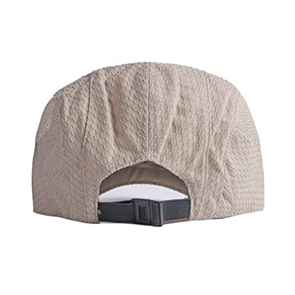 FASHIXD Mens Mesh Flat Caps Light Summer Beret Hat Breathable Newsboy Ivy Cap Cabbie Adjustable - color: Khaki
