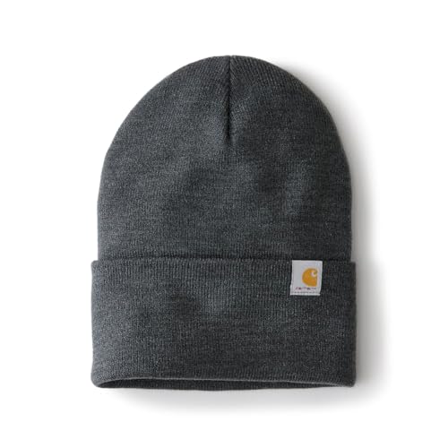 Carhartt Men's Knit Cuffed Beanie 104597 - color: Coal Heather