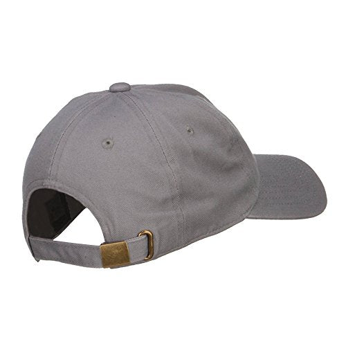 Nissi Unstructured Cotton Twill Washed Cap - color: Grey