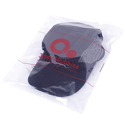 Women's Contrast Patch Visor Beanie Winter Knit Hat with Birim Fleece Lining Baseball Cap - color: Black
