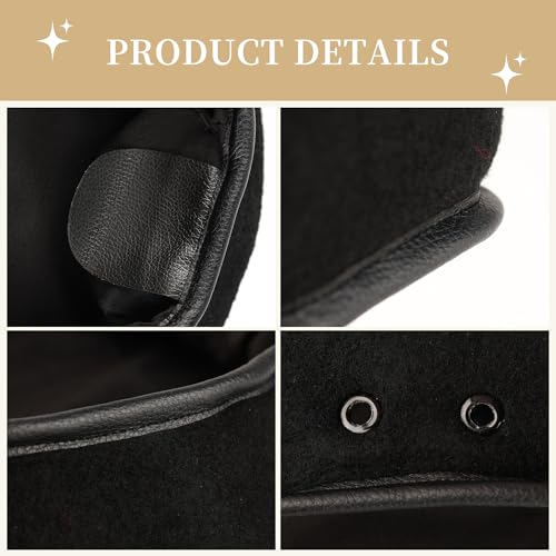 Wool Military Beret Hat Man Women,Adjustable Headband - color: Wine Red