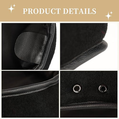 Wool Military Beret Hat Man Women,Adjustable Headband - color: Wine Red