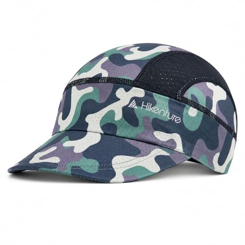 Hikenture Cycling Cap,Cooling Skull Cap Bike Hat with Sun Visor, Summer Breathable Helmet Liner Biking Cap for Men Women - color: Greencamo