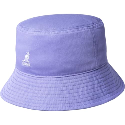 Kangol Washed Bucket Hat Lemon Sorbet - color: Iced Lilac, size: Small