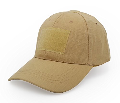 UltraKey Military Tactical Operator Cap, Outdoor Army Hat Hunting Camouflage Baseball Cap - color: Khaki