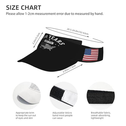 United States 250th Anniversary Hat USA Est 1776 America Patriotic Visor Cap Adjustable Sun Hat for Women Men Sports Beach - color: Black17