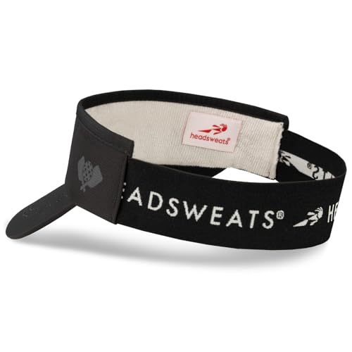 Headsweats Performance Pickleball Hats and Visors - color: Black, style: Visor